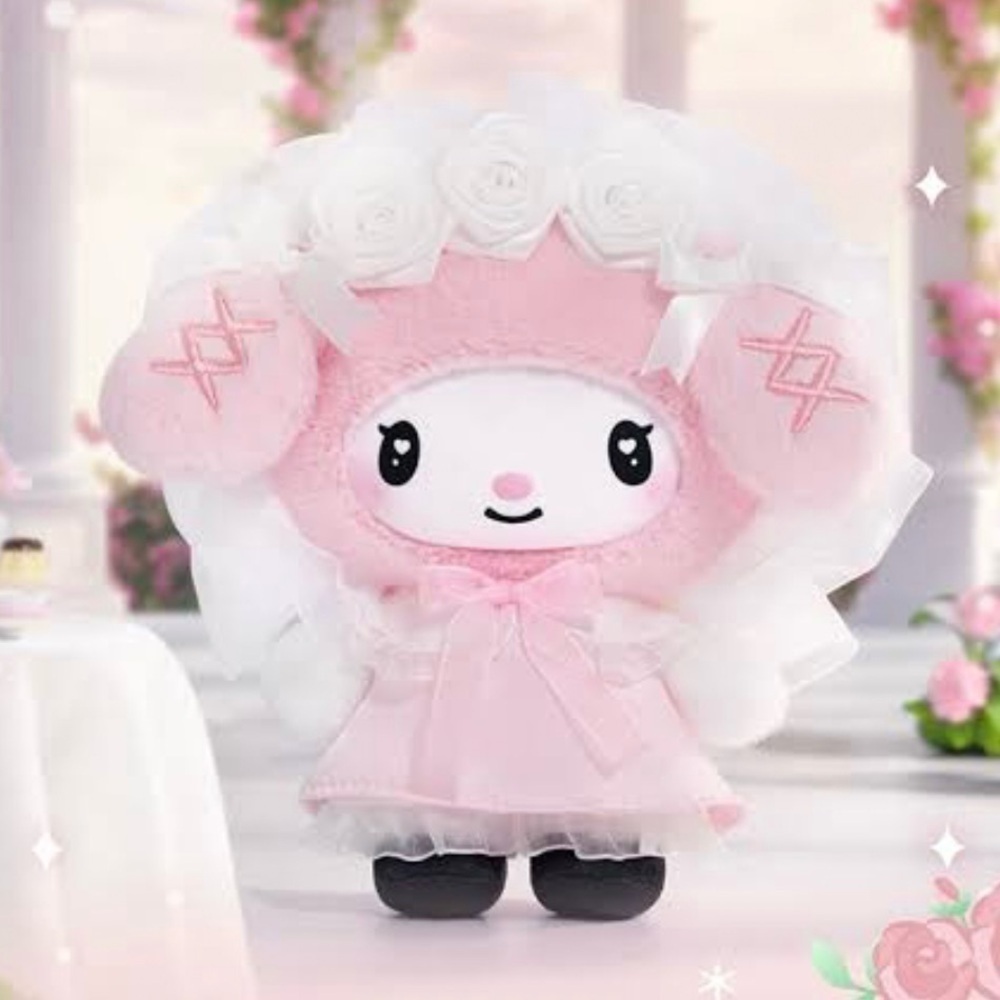 Sanrio Characters Angel Garden Vinyl Plush Pendant - My Melody Garden Angel